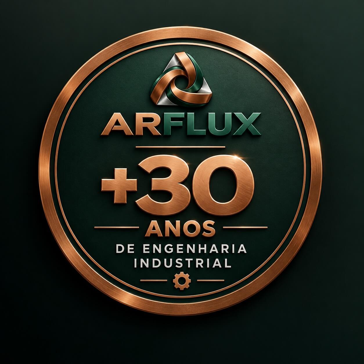 Selo +30 anos de engenharia industrial